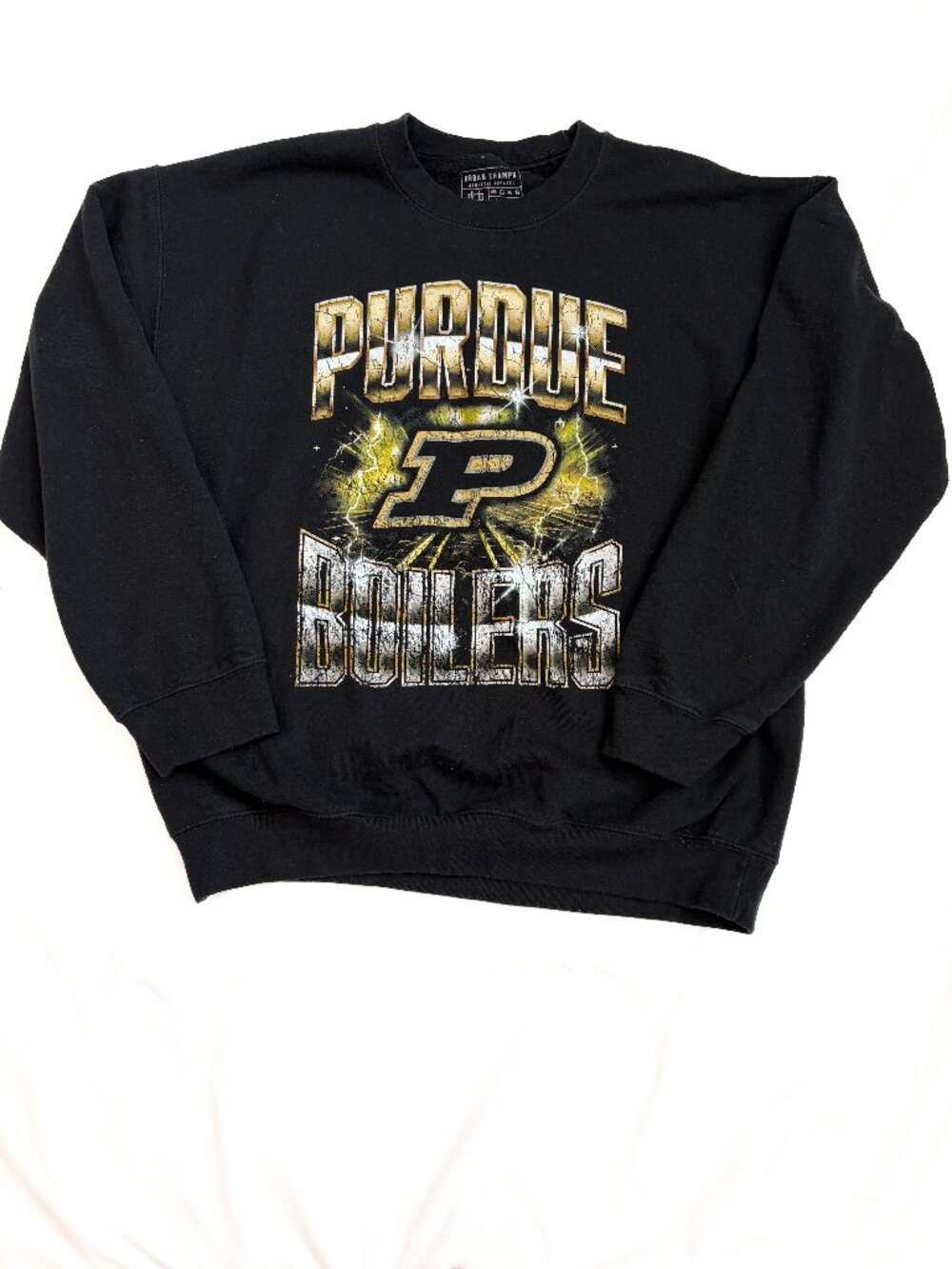 Purdue Boilermakers Zach Edey #15 Graphic Crewneck Sweatshirt Size L Urban Champ
